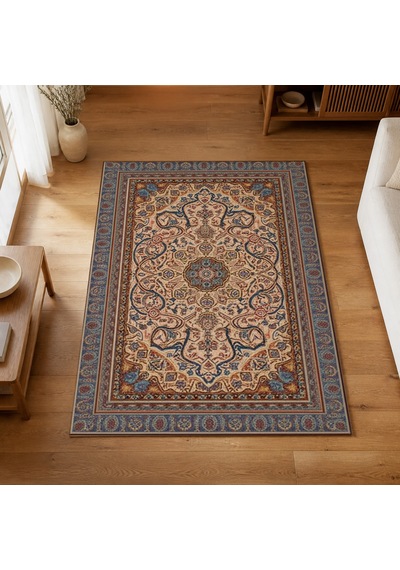 Kartela Halı Nila Halı Jüt Taban Dokuma Halı - 100 X 150 Cm Çok Renkli