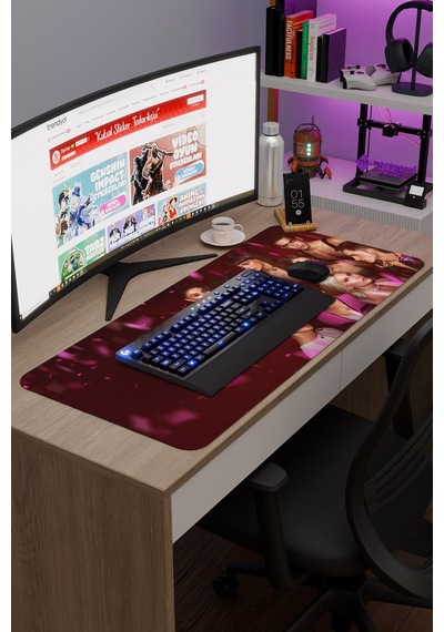 Elite V3 90x40 Xxl Gaming Kauçuk Kaymaz Taban Mouse Pad Fare Altlığı