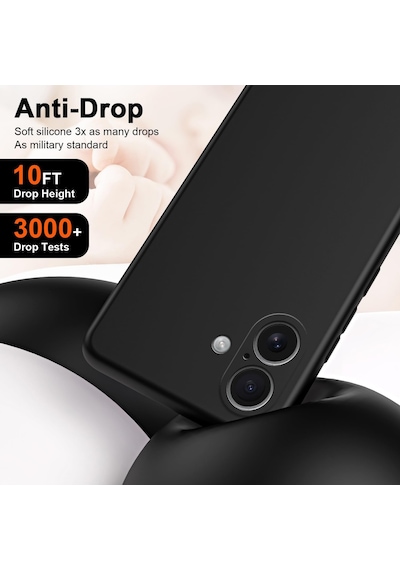 Xiaomi Poco X8 Pro Uyumlu Içi Kadife Lansman Kılıf Ve Şeffaf Temperli Cam Ekran Koruyucu Siyah