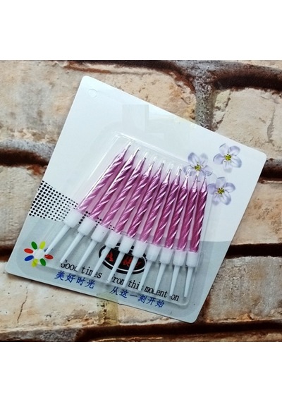 Vıp Kalite Burgulu Pembe Pasta Mumu Pembe Doğum Günü Mumu 10 Adet Pembe Mum Decor Pink Bırthday Candle Vıp Kalite Burgulu Pembe Pasta Mumu Pembe Doğum Günü Mumu 10 Adet Pembe Mum Decor Pink Bırthday Candle