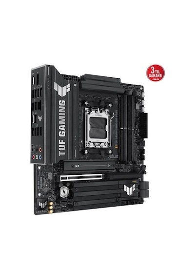 Asus Tuf Gamıng B850m-plus Wıfı Amd B850 Am5 Ddr5 8000 Dp Hdmı 3x M2 Usb3.2 Gen 2x2 Wifi 6e + Bt
