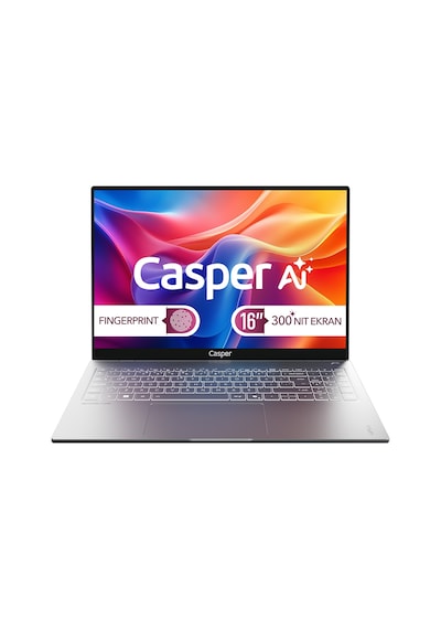 Casper Nirvana S200.255H-CV00A-G-F Ultra 7 255H 24 GB 500 GB SSD 16" W11H Dizüstü Bilgisayar