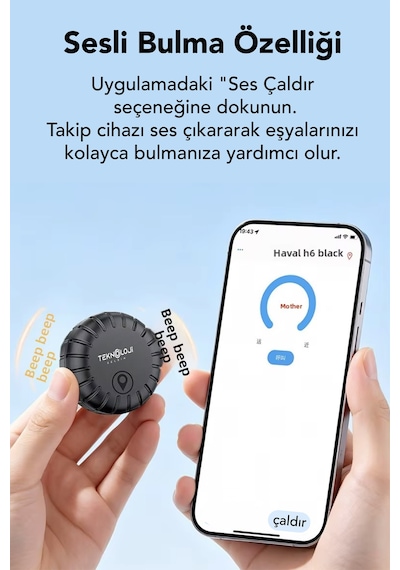 Gps Araç, Eşya Veya Çocuk Mıknatıslı Akıllı Takip Cihazı Canlı Konum Android Ve Ios Uyumlu 3 Sene Şarj