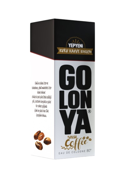 Coffee 250 Ml Cam Şişe Kuru Kahve Kokulu Kolonya 12 Adet 1 Koli
