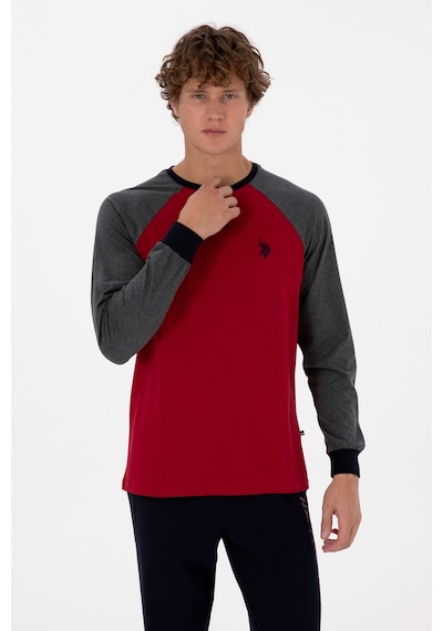 U.s. Polo Assn. Erkek Bordo Pijama Takım 50318618-vr014 Bordo