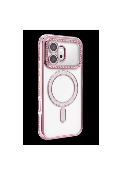 Huawei Honor 600 Joke Simli Magneticsafe Kılıf - Pembe