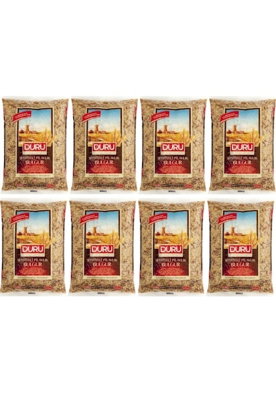 Duru Şehriyeli Pilavlık Bulgur 8 x 1 KG