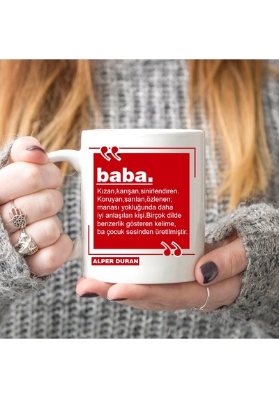 Baba Anlamı Kupa Bardak
