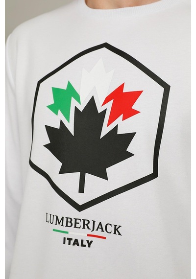 Lumberjack Ct1047 Renato Logo Sweatshırt 2fx 001