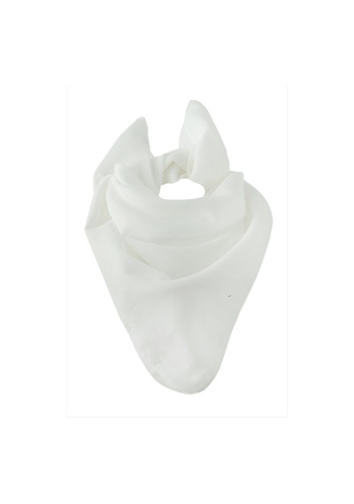 Beyaz Renkli Bandana 50 50