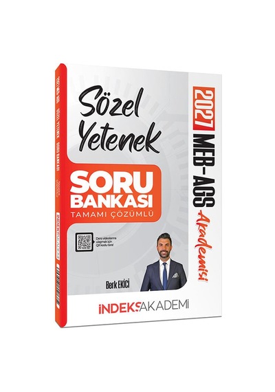 İndeks Akademi 2027 Meb-ags Akademisi Sözel Yetenek Soru Bankası Çözümlü - Berk Ekici