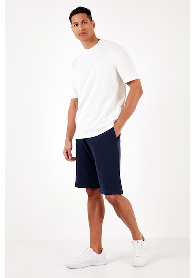Buratti Pamuklu Belden Bağlamalı Cepli Regular Fit Erkek Short 5908042 Indigo