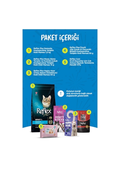 Reflex Plus Kısırlaştırılmış Yetişkin Kedi Paketi