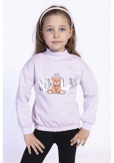 Toontoy Kız Çocuk Baskılı Sweatshirt Açık Lila Toontoy Kız Çocuk Baskılı Sweatshirt Açık Lila