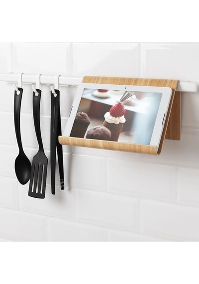 Ikea Vıvalla Telefon/tablet Standı, Bambu, 26x17 Cm
