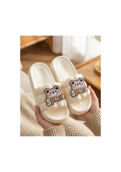 N Moda Kadın Lüks Hafif Ve Yüksek Taban Kaymaz Sticker Desenli Günlük Plaj Deniz Havuz Banyo Terliği Jel Vanilya Spuer N Moda Kadın Lüks Hafif Ve Yüksek Taban Kaymaz Sticker Desenli Günlük Plaj Deniz Havuz Banyo Terliği Jel Vanilya Spuer