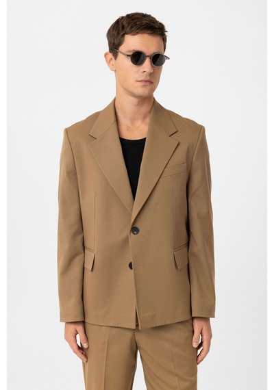 Antioch Relax Fit Erkek Blazer Ceket Camel