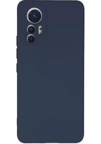 Newface Xiaomi Mi 12 Lite Kılıf Nano İçi Kadife Silikon - Lacivert