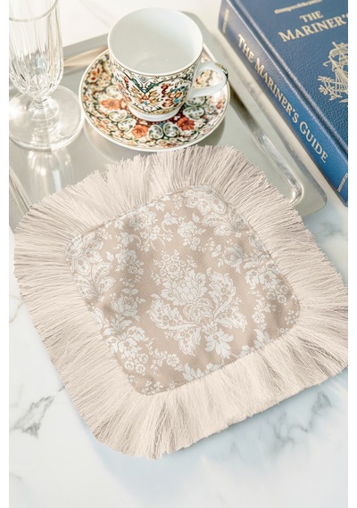 Barok Lüks Saçaklı Servis Kokteyl Peçetesi - Klasik Elegan Vintage Bej Beyaz Bardak Altlığı Mendil Tozlu Kanyon Şeftali Barok Lüks Saçaklı Servis Kokteyl Peçetesi - Klasik Elegan Vintage Bej Beyaz Bardak Altlığı Mendil Tozlu Kanyon Şeftali