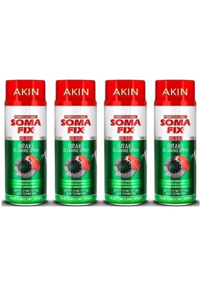 4 Adet Somafix 500 Ml Fren Balata Temizleme Spreyi S35
