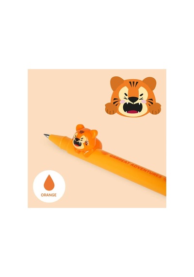 Legami Lovely Friends Animal Decoration Jel Kalem 0.5mm Tiger Cppkıt8 Çok Renkli
