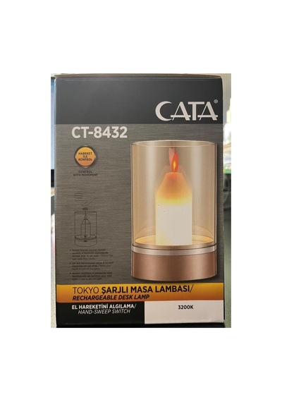 Cata 3200k Masa Lambası, El Hareketi Kontrollü Altın