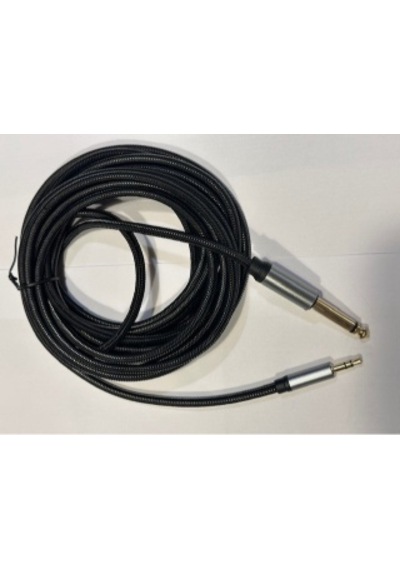5 Metre 3.5 Mm Stereo 6.3 Mm Mono Kablo 5 Metre Amfi Bilgisayar Arası Kablo