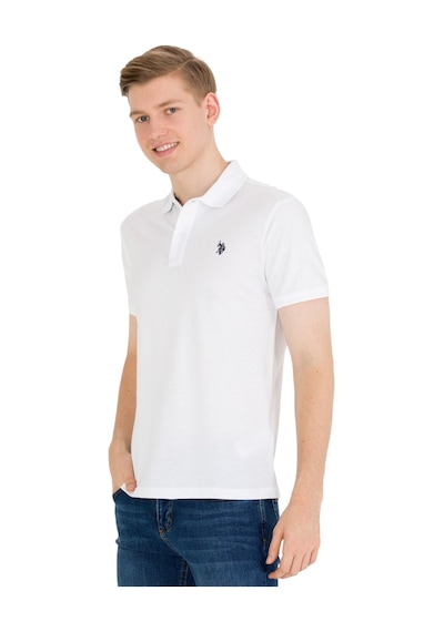 U.S. Polo Assn. Erkek Polo Yaka T-shirt Beyaz