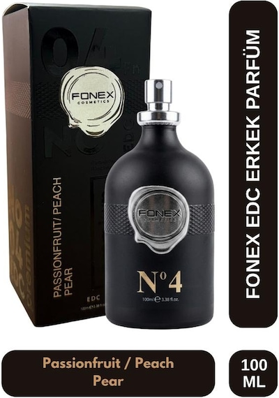 Fonex No:4 Edc Erkek Parfüm 100 Ml Calabrian Lemon & Fig Leaves Amber Çiçeksi