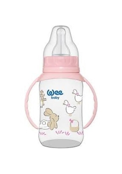 Wee Baby 744 Pp Biberon Kulplu 150 Ml - Pembe
