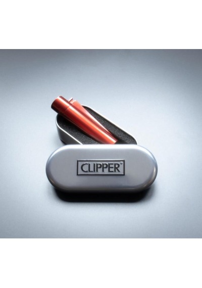 Clipper Kırmızı Renkli Metal Çakmak Renk Kırmızı
