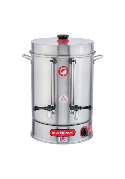 Işıkgaz Silverinox Metal Musluk 500 Bardak Çay Makinesi 50 L Çay Potu Slvr-2016