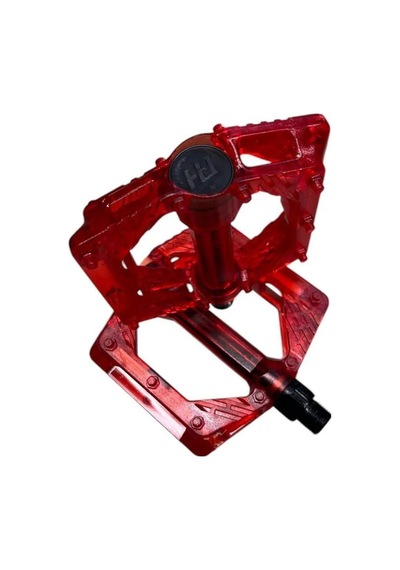 Bike Sky Şeffaf Renkli Platform Geniş Pedal Platform Bisiklet Pedalı Reflektörlü