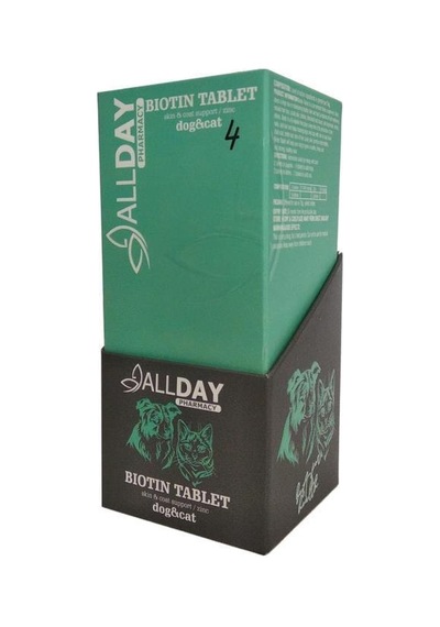 Allday 4 Biotin Kedi için Tablet 75 G