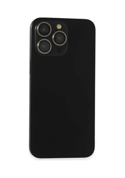 İphone 15 Pro Max Pvd Metal Kamera Lens - Siyah Diğer
