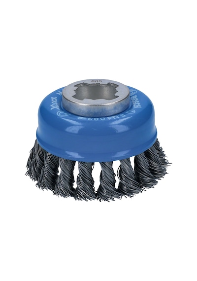 Bosch - X-LOCK - Heavy Serisi Metal İçin Burgulu Tel Fırça 75*0,5 mm
