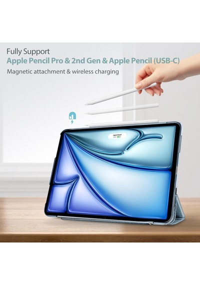 Apple Uyumlu iPad Air 4/5. Nesil 10.9" Kılıf Pu Deri Smart Standlı Case 10.nesil Değildir Kılıf