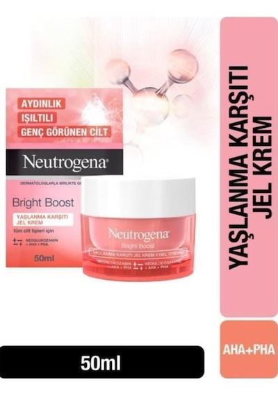 Neutrogena Bright Boost  Jel Cilt Kremi 50 ML