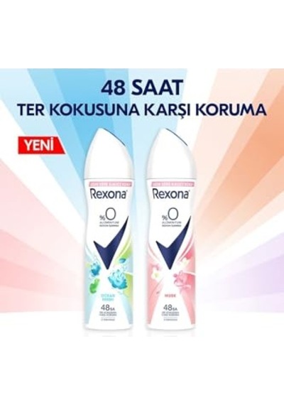 Sprey Deodorant Musk 0 Alüminyum 150 Ml 5 Paketi