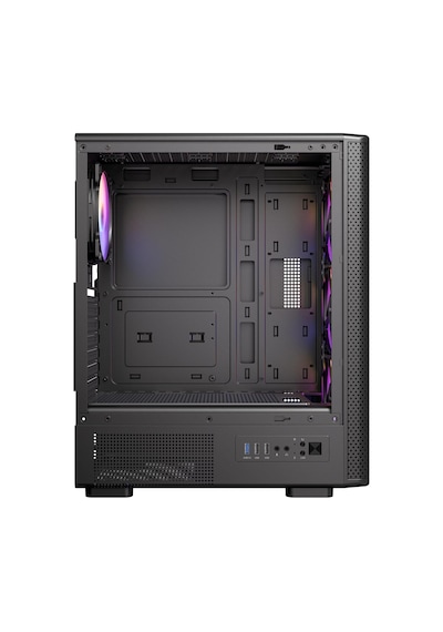Vx310 Argb, 750w 80+ Bronze Psu Dahil, 4x120mm Argb Fan, Mesh Ön Panel, Temperli Cam, Atx Mid-tower Oyuncu Kasası, Siy