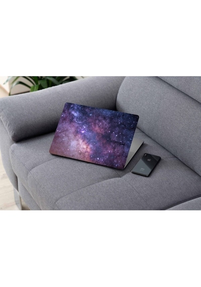 Mor Uzay Tema Tasarımlı Tablet, Laptop, Pc, Macbook Kaplama Için Sticker Diğer