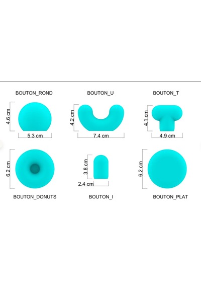 Buton Kulp Donat Bej