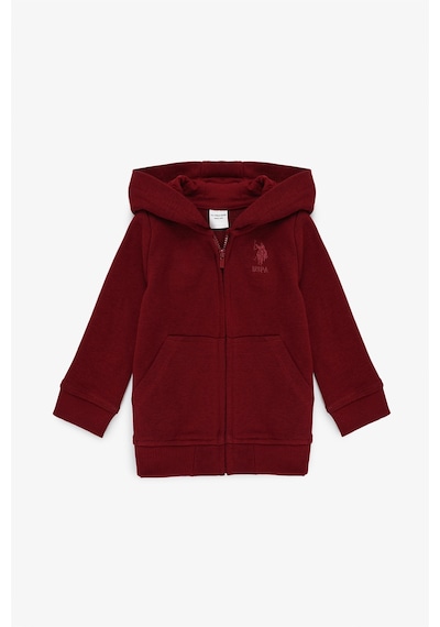 U.S. Polo Assn. Erkek Çocuk Bordo Sweatshirt 50316488-vr014