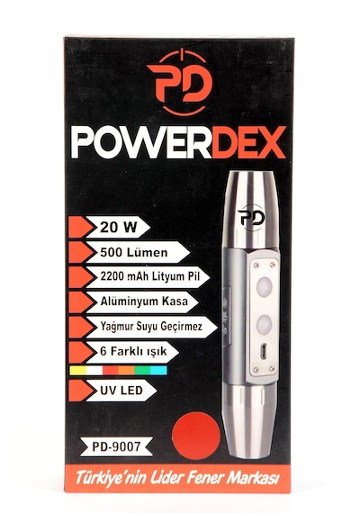 Powerdex Pd-9007 El Feneri Kırmızı