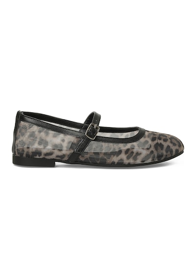 Butigo 26s-013 6fx Leopar Kadın Babet 000000000102242431 Kahverengi