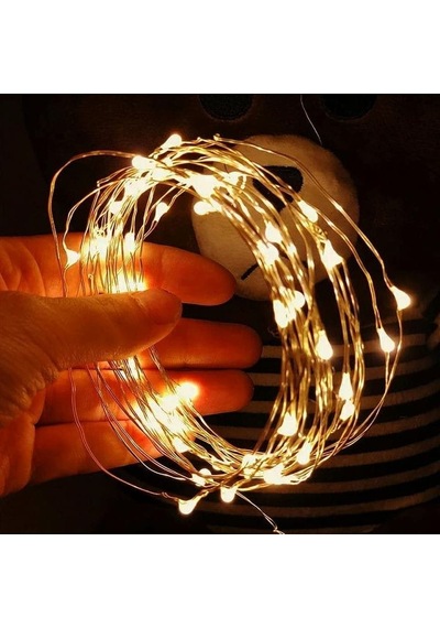 Alshop 5 Metre Gün Işığı Peri Led Pilli Gün Işığı