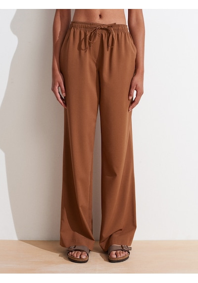 Dilvin 72136 Pijama Pantolon-taba Taba