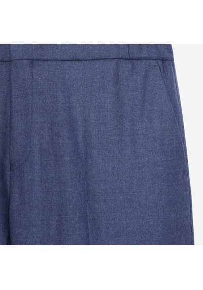 The Kooples Erkek Baskılı Mavi Yün Karışımlı Pantolon