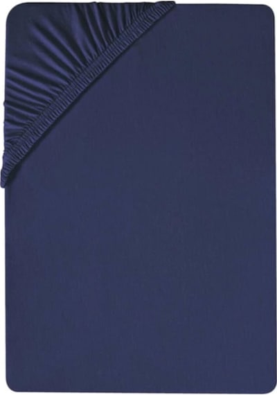 Lionas Tek Kişilik Penye Lastikli Çarşaf 100 X 200 Cm Lacivert Lacivert