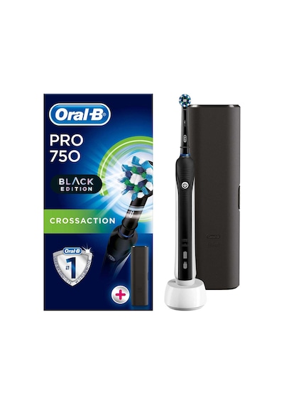 Oral-B Pro 750 Black Edition Cross Action Şarj Edilebilir Diş Fırçası